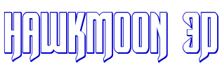 Hawkmoon 3D шрифт